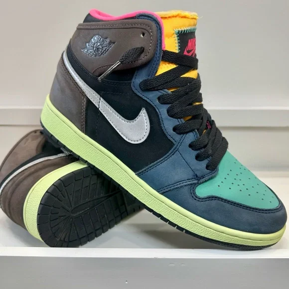 🔥🤯🦄Rare Jordan 1 Tokyo Biohack GS 6.5Y/Women 8 Cyberpunk Dystopian Streetwear - Picture 16 of 16